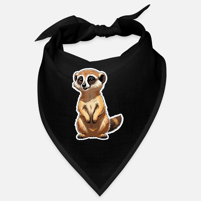 Suricate Illustration Mignonne Bandana