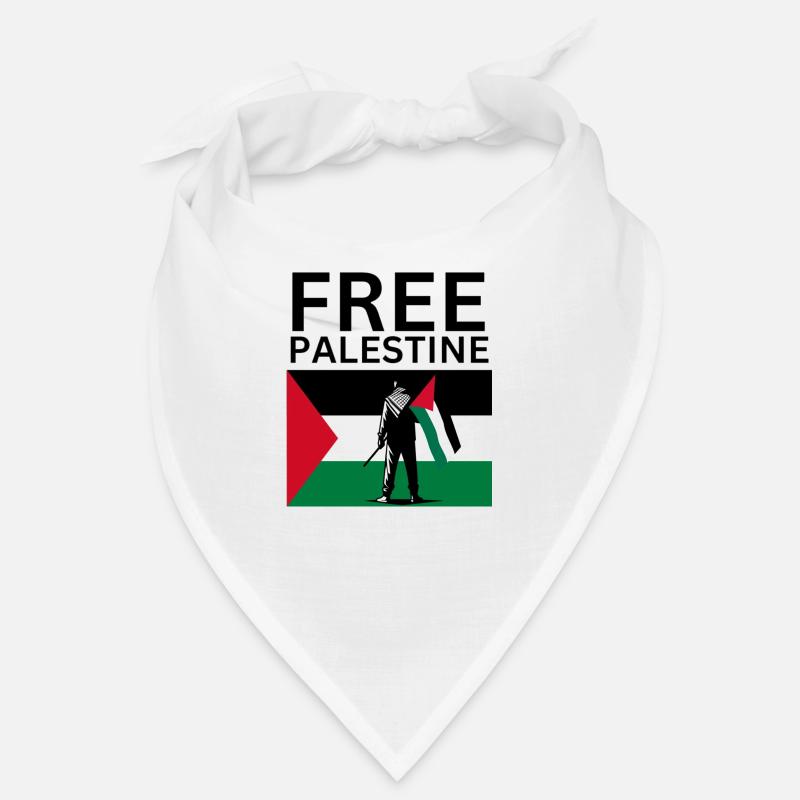 Palestine libre | Mec avec drapeau de la Palestine Bandana