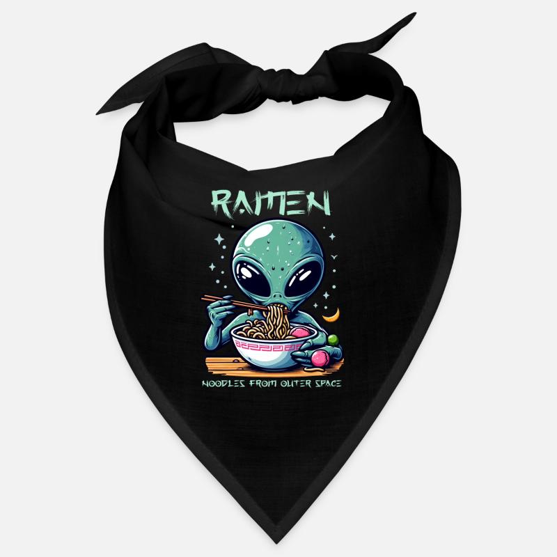 Outer Space Ramen Alien Noodles Bandana