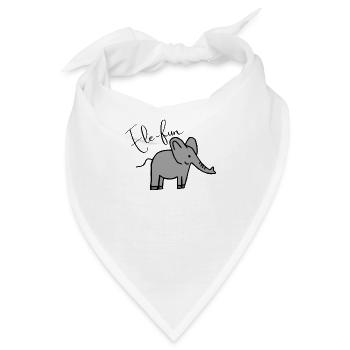Ele-Fun - Bandana - Weiß - Vorne