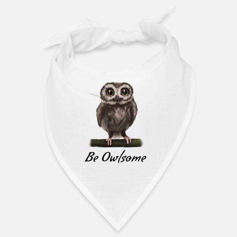 Eagle owl - besome (awesome) Bandana