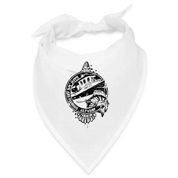 Fischkutter - Bandana - Weiß - Vorne