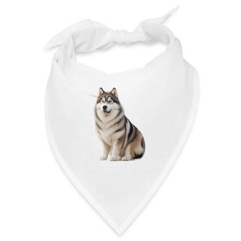 Malamut - Bandana - Weiß - Vorne