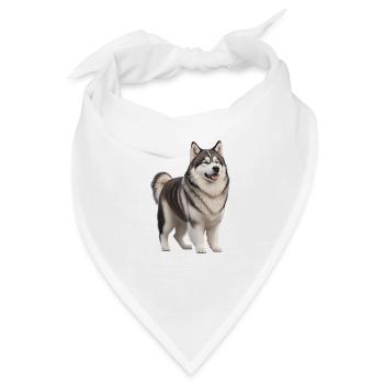 Malamut - Bandana - Weiß - Vorne