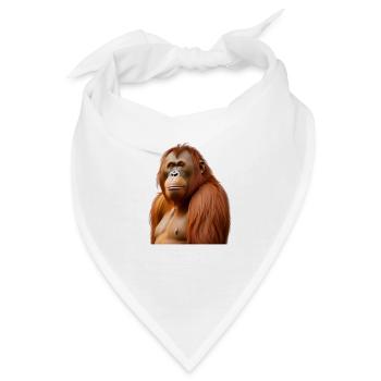 Orang-Utan - Bandana - Weiß - Vorne