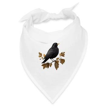 Amsel - Bandana - Weiß - Vorne