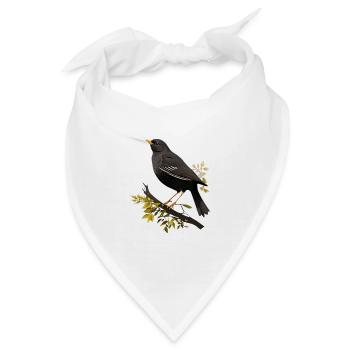 Amsel - Bandana - Weiß - Vorne