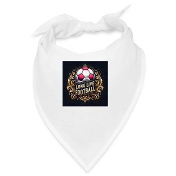 Fußball - Bandana - Weiß - Vorne