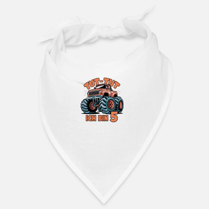 Monster Truck - Ich bin 5 - Einzigartiges Geschenk Bandana