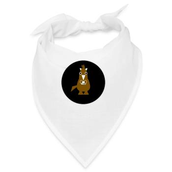 Pferd Ross Pony - Bandana - Weiß - Vorne