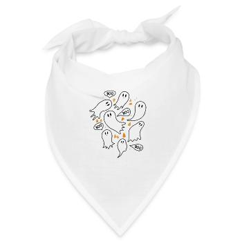 Halloween BOO BOO - Bandana - Weiß - Vorne
