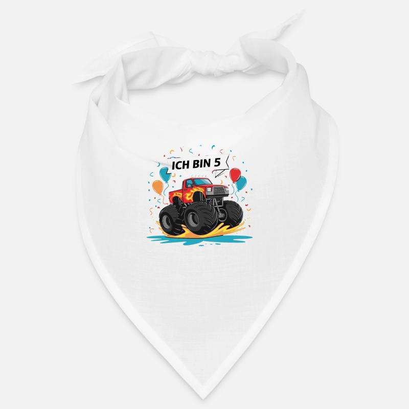 Monster Truck - Ich bin 5 - Einzigartiges Geschenk Bandana