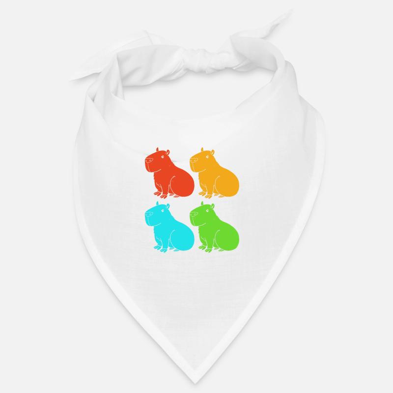 Capybara - Bandana - Weiß