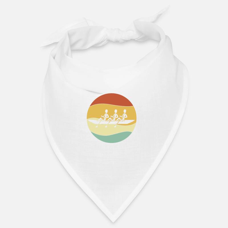 Rowing Team Rowing Rowing Rowing Boat Rowers - Bandana - white