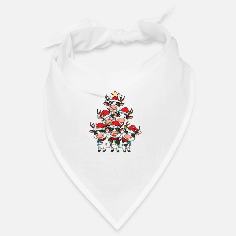 Kuh Weihnachten Weihnachtsmann Bandana