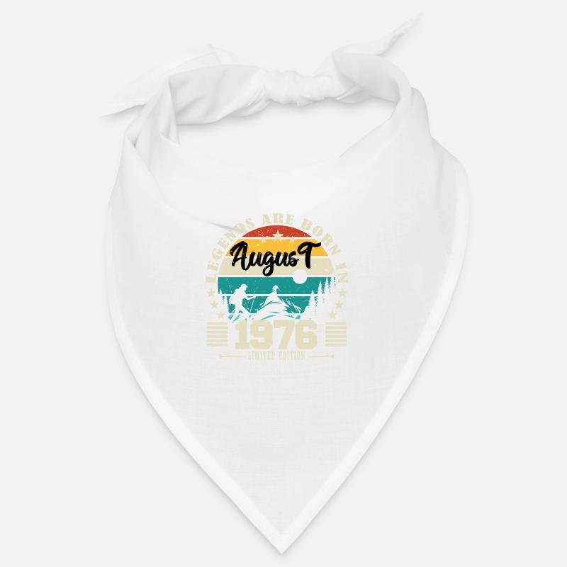 August 1976. Geburtstagsgeschenk August 1976. August Bandana