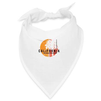 Coronado California Coole einheimische Palme - Bandana - Weiß - Vorne