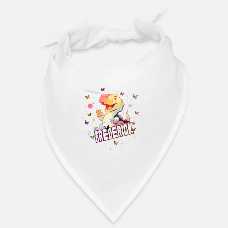 FREDERICK - Beau nom de garçon avec un DINO mignon Bandana
