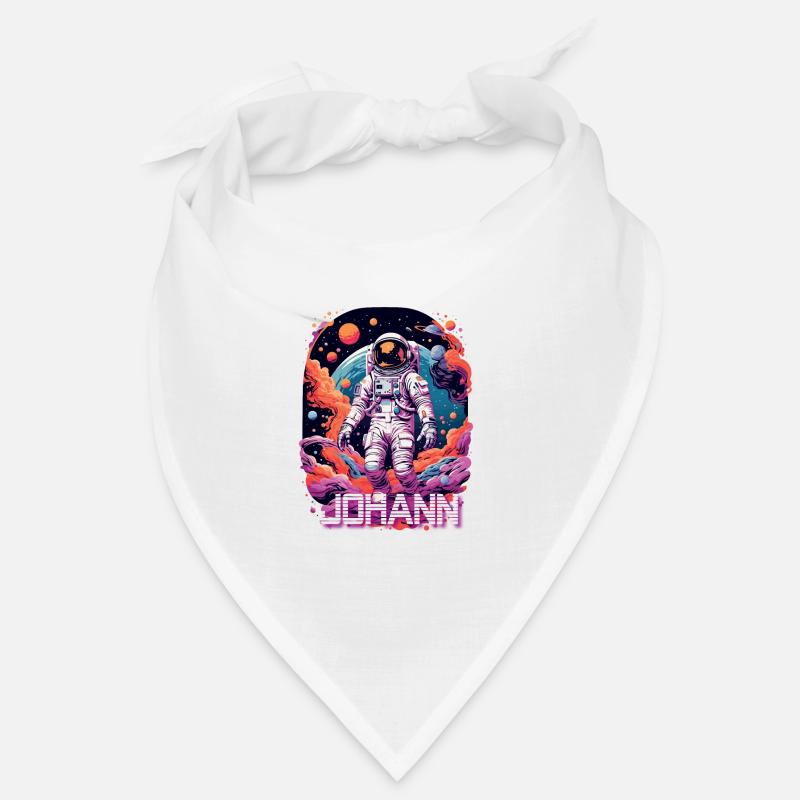 JOHANN - Beautiful boy name with cool astronaut Bandana