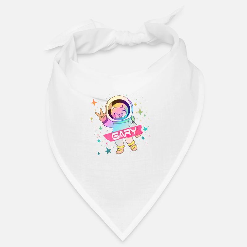 GARY - Beau nom de garçon avec astronaute mignon Bandana