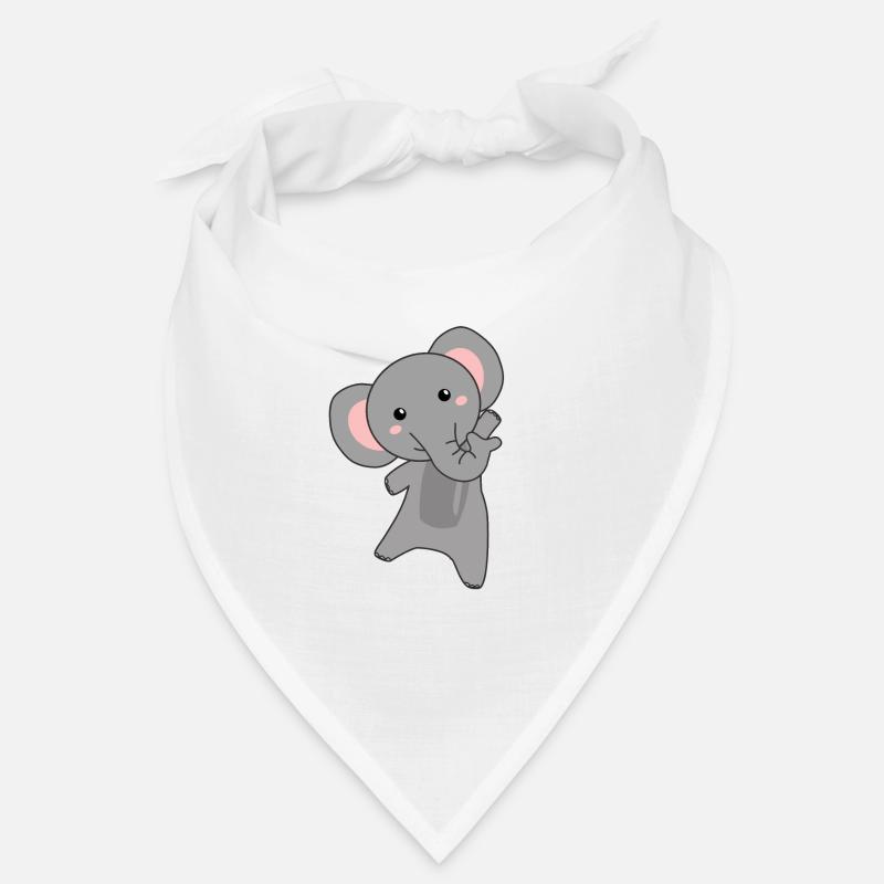 Éléphant doux animaux rose éléphant zoo animaux Bandana
