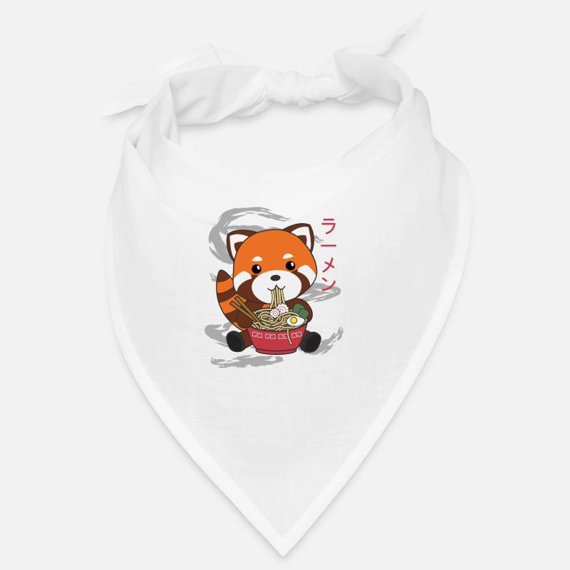Powered by Ramen sweet red panda eats ramen Bandana