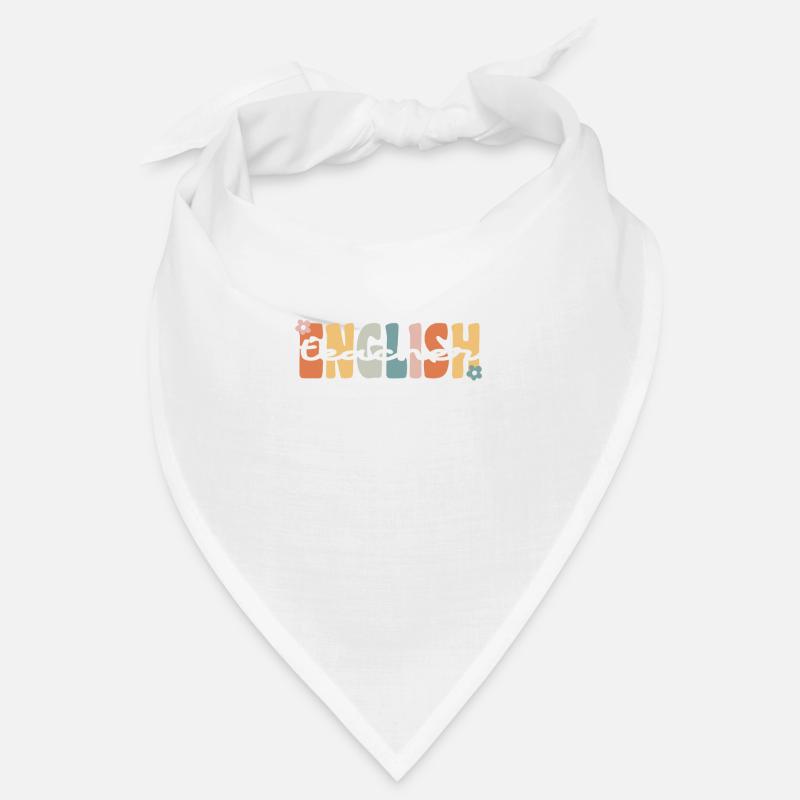 Englisch Lehrer Groovy Retro Lehrer Geschenk Bandana