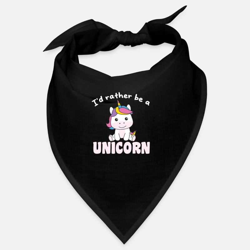 Ich wäre lieber ein Einhorn - süßes Einhorn Bandana
