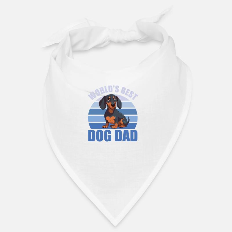 Le meilleur chien du monde Daddy Mignon teckel Bandana