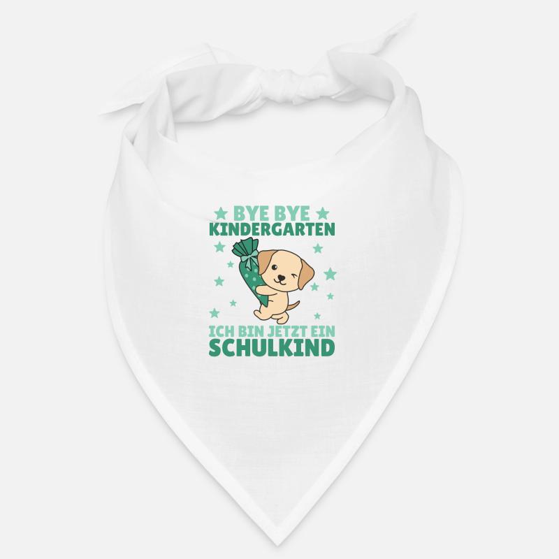 bye bye Kindergarten ich bin jetzt ein Schulkind Bandana