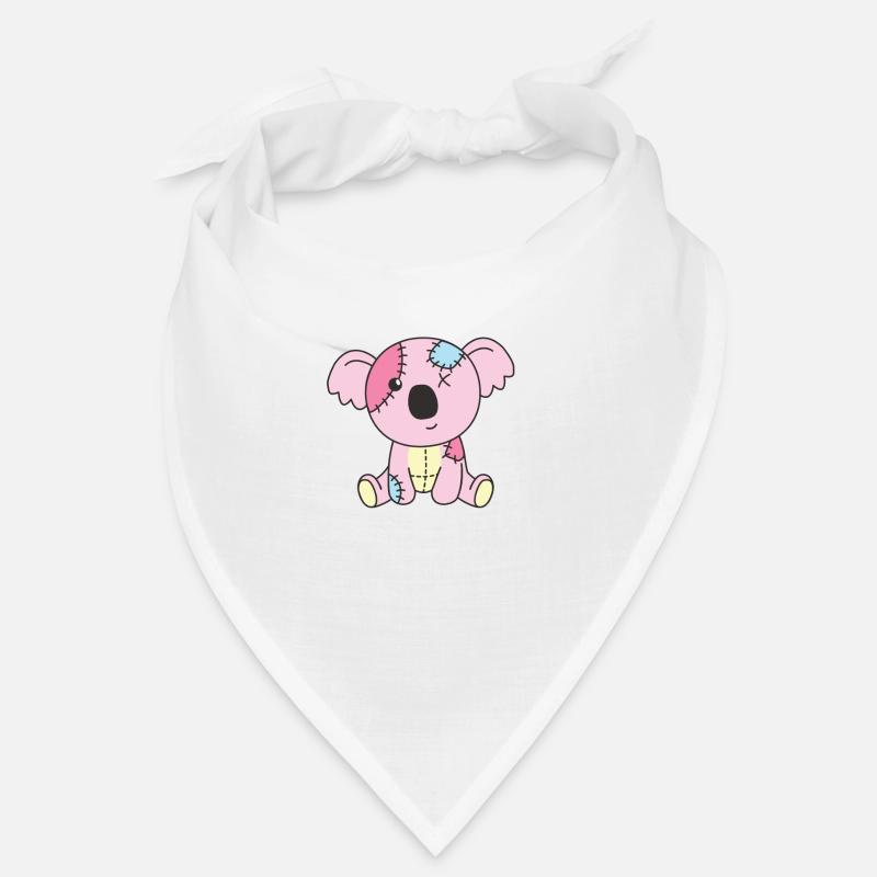 Kawaii Gothic Koala Pastellfarben Gothic Goth Bandana
