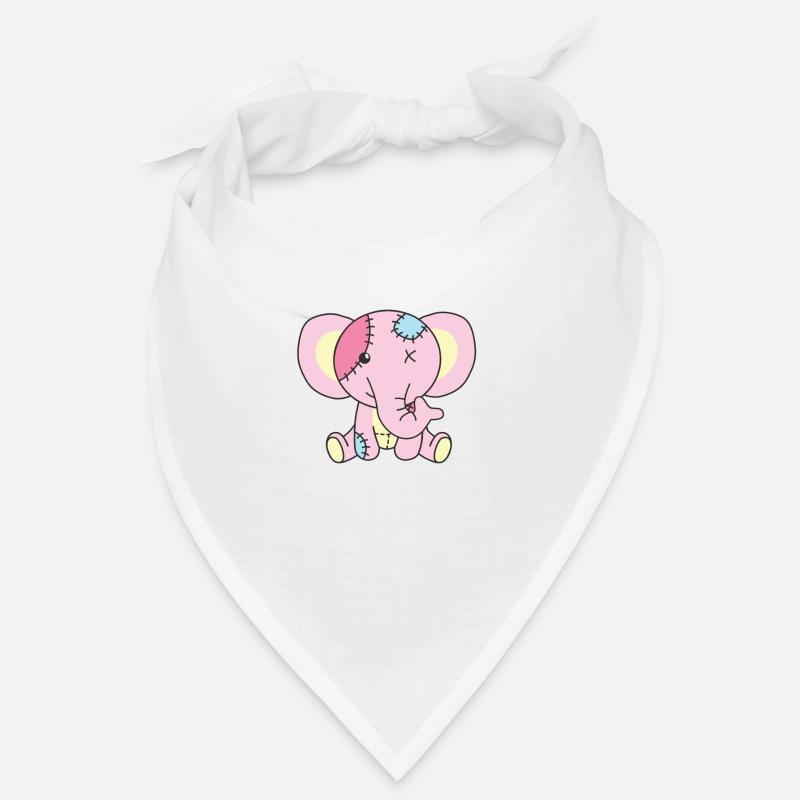 Kawaii Gothic Elephant Pastel Gothic Goth Bandana