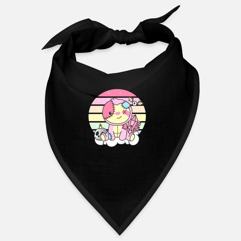 Kawaii Gothic Sloth Pastel Gothic Goth Bandana