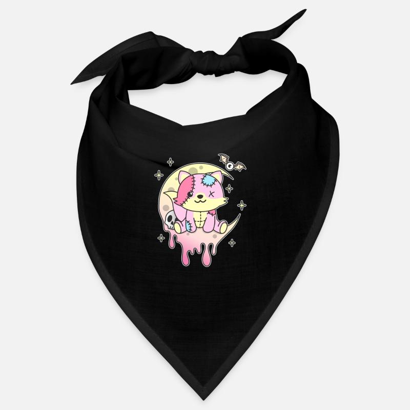 Kawaii Gothic Fox Pastel Gothic Goth Bandana