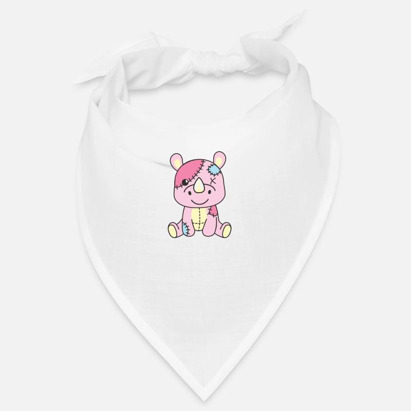 Kawaii Gothic Nashorn Pastellfarben Gothic Goth Bandana