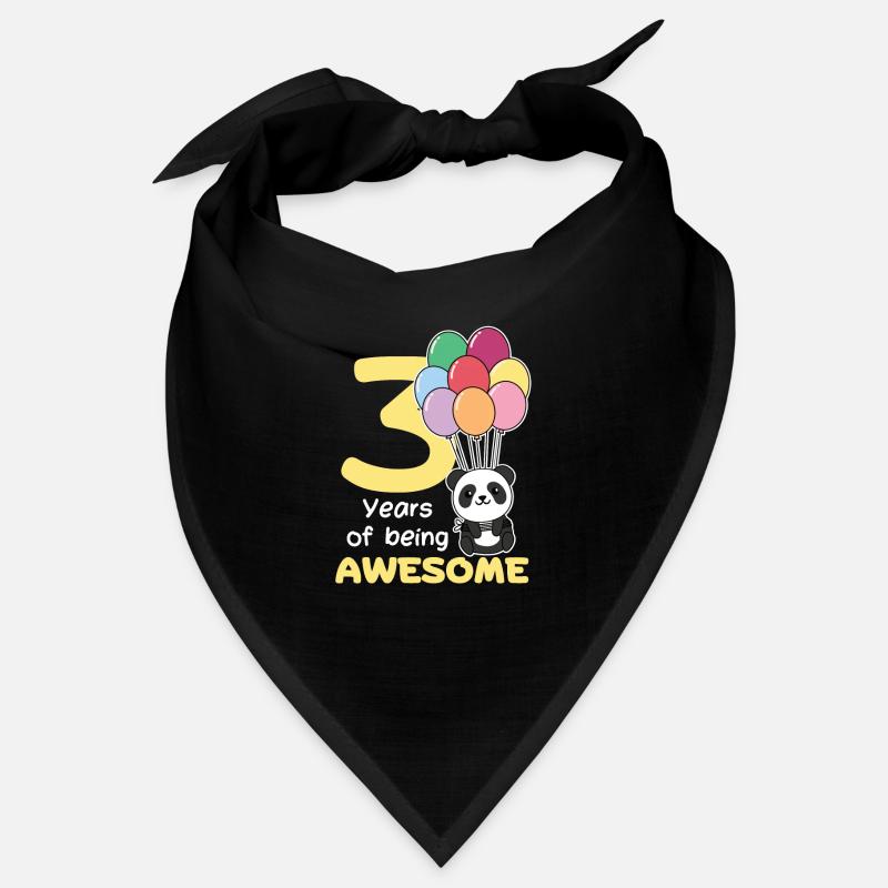 Panda pour les enfants de trois ans Bandana