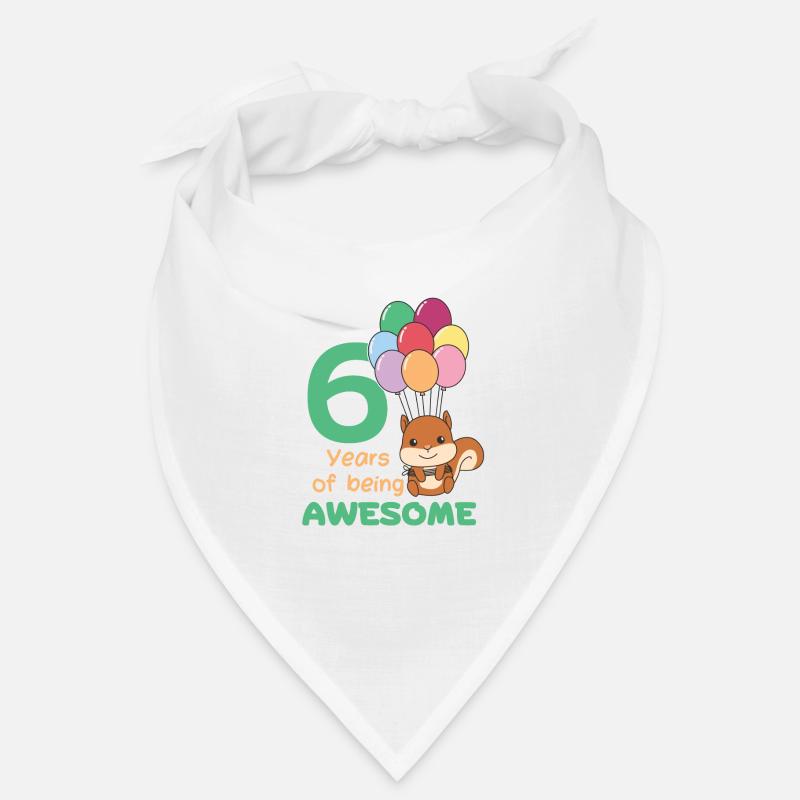 Squirrel for 6th birthday children six years Bandana