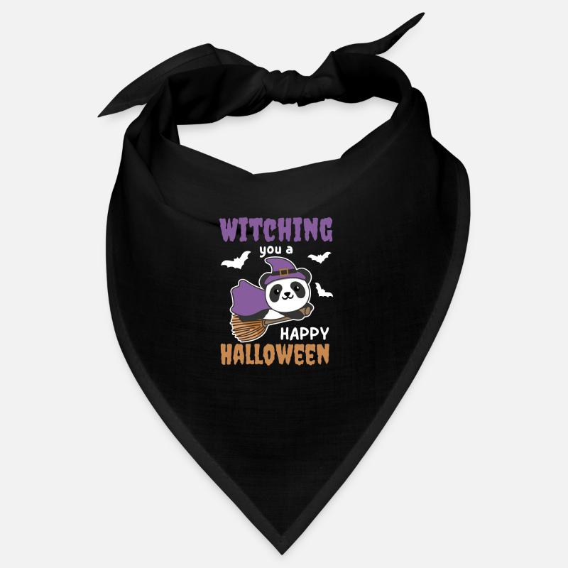 Panda Witch vous sorcière un joyeux Halloween Bandana