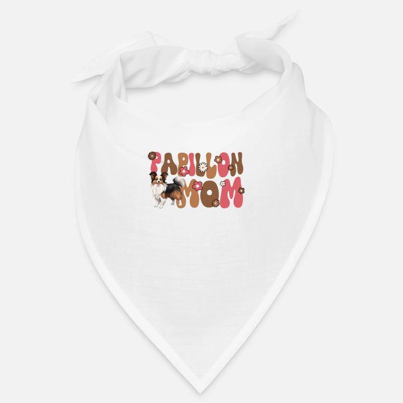 Continental Miniature Spaniel Groovy Papillon maman Bandana
