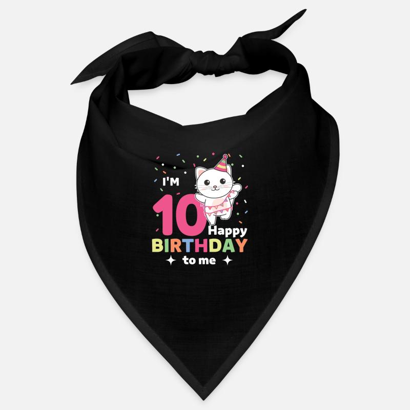 Chat pour les 10 ans pour les enfants de dix ans Bandana