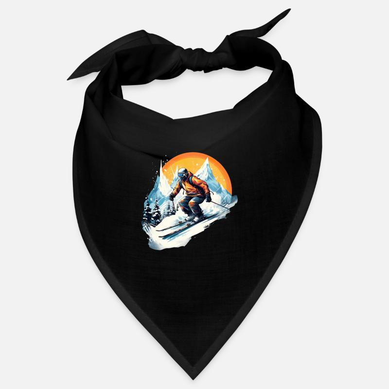 Skifahren Winterspaß Bandana
