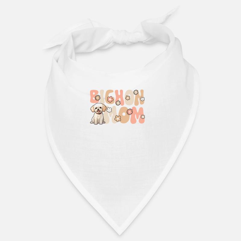 Bichon frisé Groovy Bichon Maman Bandana