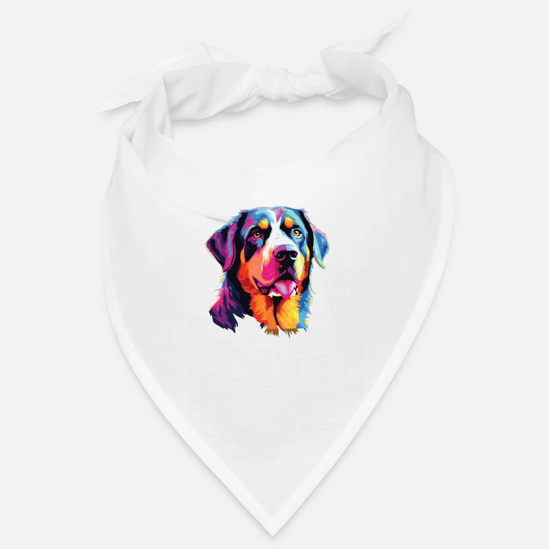 Wasserfarben Farbenfroher Grosser Schweizer Bandana