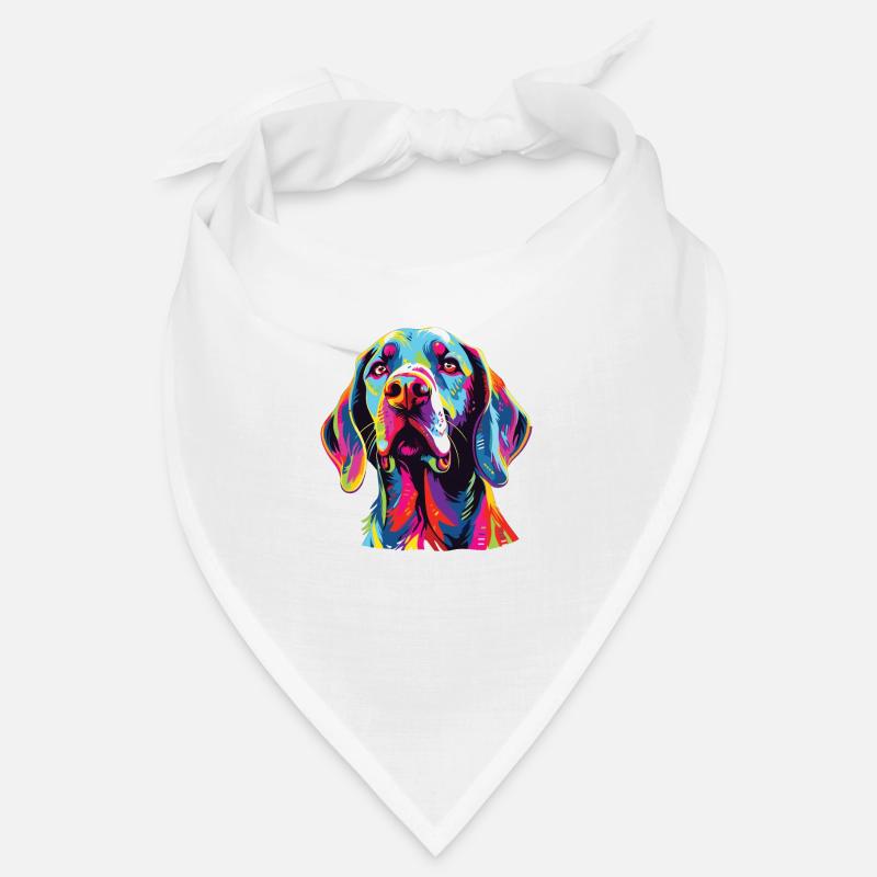 Wasserfarben Farbenfroher Harrier Bandana