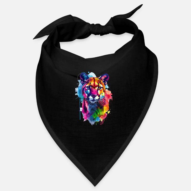 Bunter Kunst Wildtiere Bandana