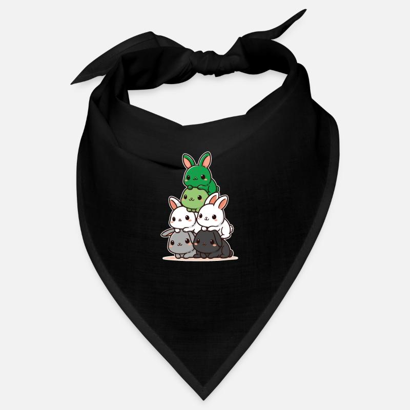 Bunnies Aromanticism Flag Pride Month Cute Bunny Bandana