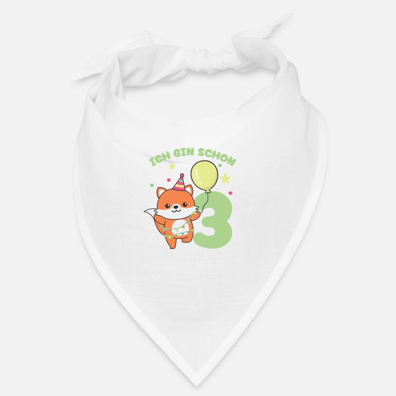 J’ai déjà 3 enfants d’anniversaire de renards Bandana