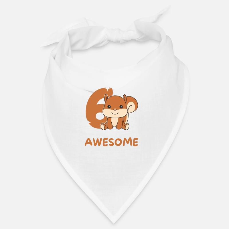 Squirrel for 6th birthday children six years Bandana