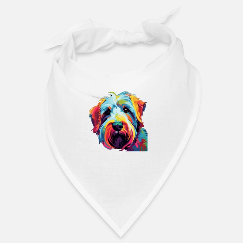Wasserfarben Farbenfroher Sealyham Terrier Bandana