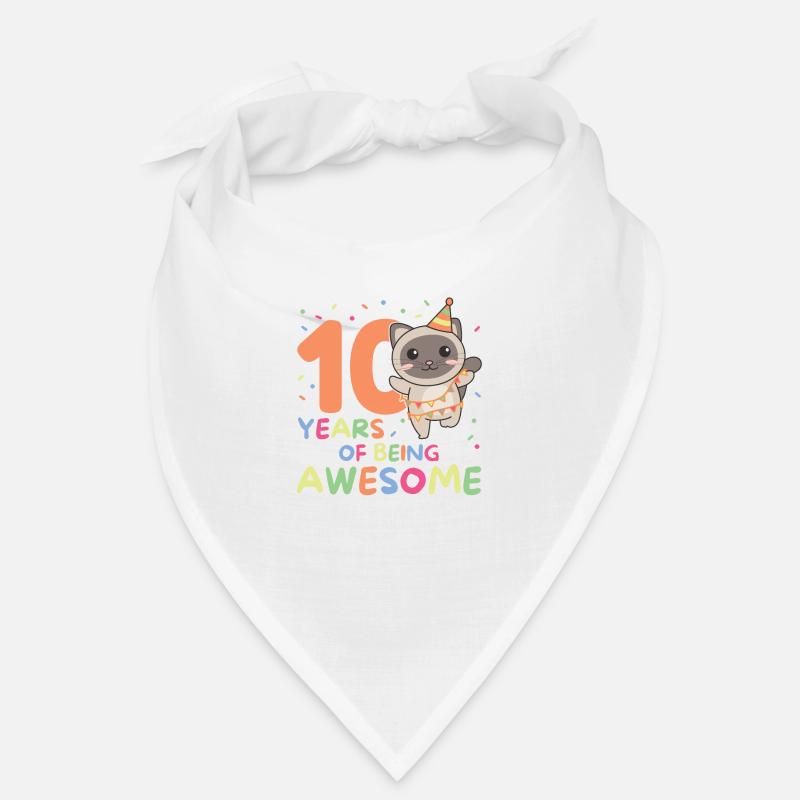 Chat pour les 10 ans Enfants de dix ans Bandana